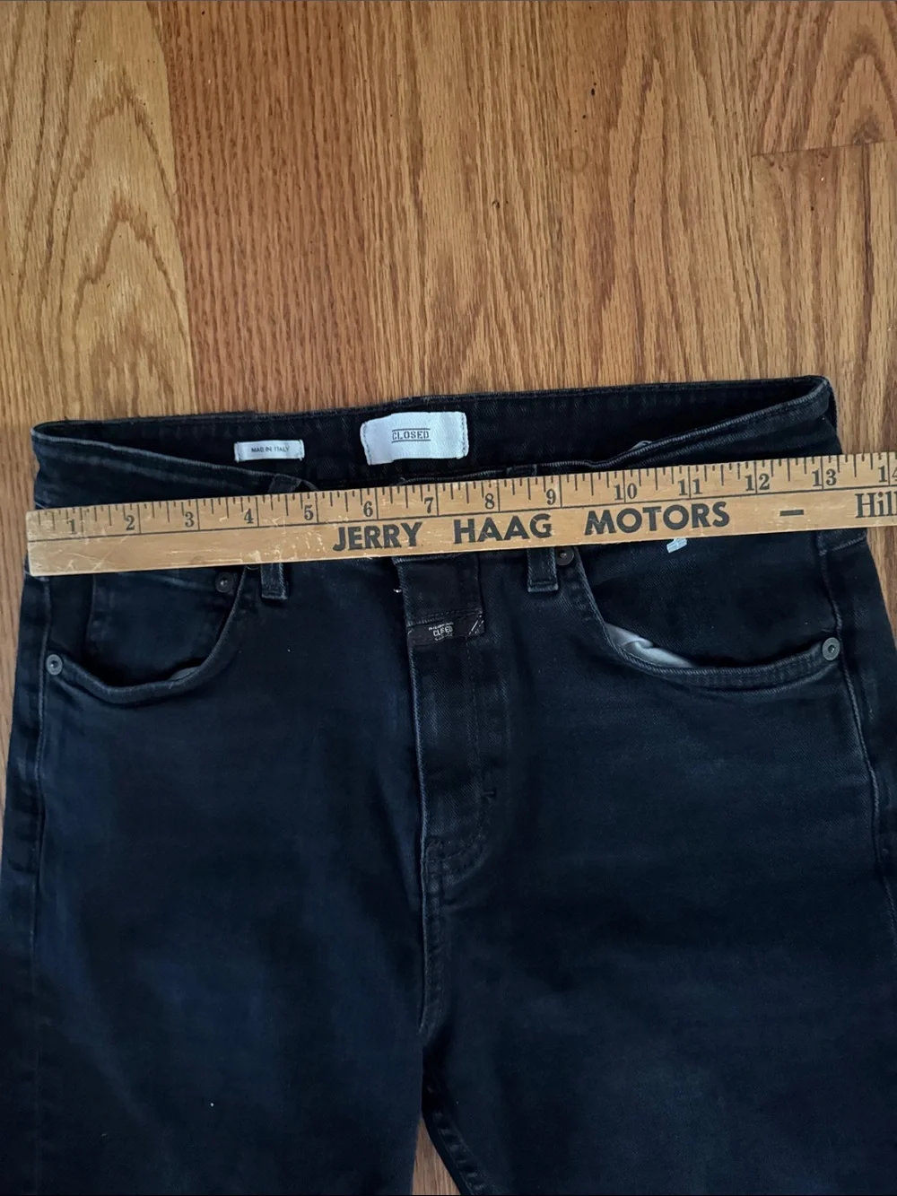 Closed Black Straight Leg Women’s Jeans - Clean Denim